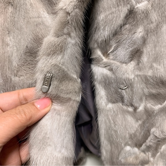 Italy Made Marten Coat M size - Picture 4 of 10